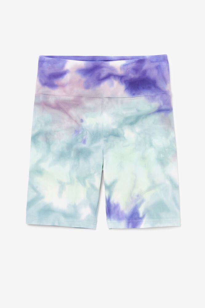 Fila Naisten Shortsit Taima Tie Dye Bike Sininen - GOEZ-20479